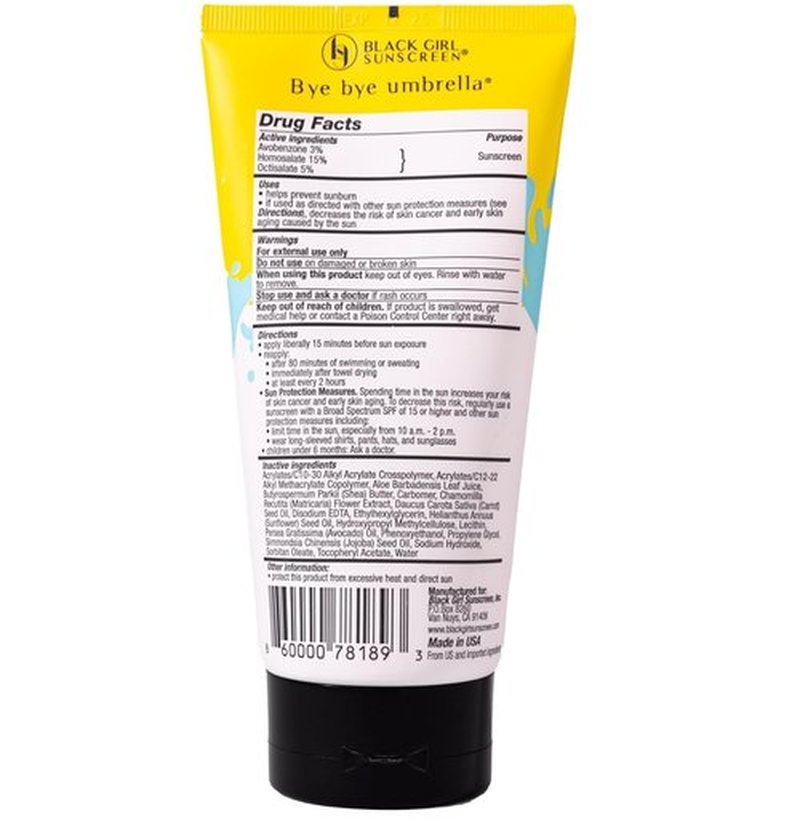 Black Girl Sunscreen | Kids SPF 50 Lotion - Water-Resistant Sun Protection for Melanin-Rich Skin - 6 fl oz