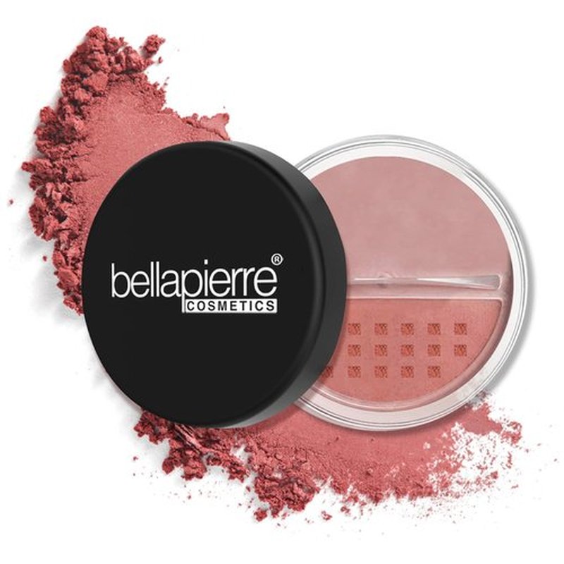Bellapierre Mineral Blush - Lightweight Loose Powder Cheek Color, Talc-Free & Hypoallergenic - 0.3 oz - Desert Rose