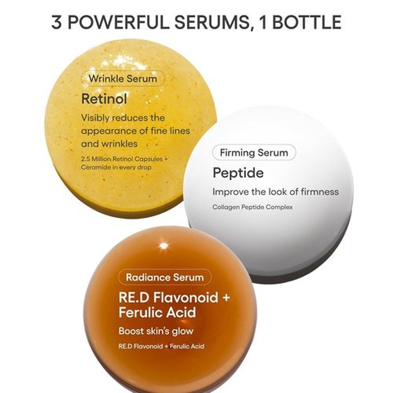 LANEIGE Perfect Renew 3X Signature Serum - Retinol, Ceramide & Collagen Peptides for Firmness & Radiance