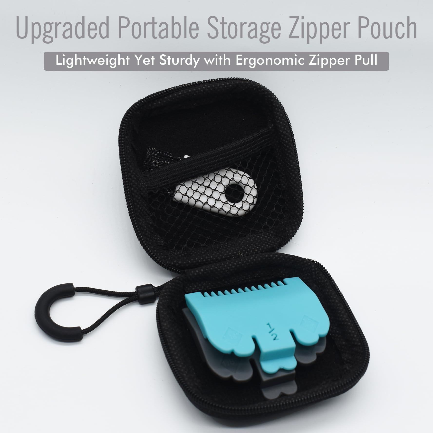 2 Pieces Professional Hair Clipper Attachment Guard Guide Combs, 1/16", 1/8", 1.5MM, 3MM Compatible with Wahl Standard Full-Sizes Magic Clip Senior 8148 1919 Hair Clippers (Multi-Color)