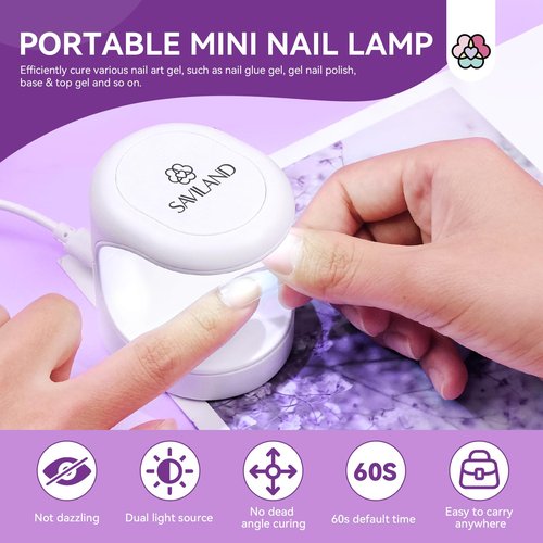 SAVILAND Builder Nail Gel Set with Nail Drill - 3 Pcs Hard Gels(VE&VB5&Kerain) Clear Pink Nudes Builder Nails Gel with Lamp Brush Nails Strengthener Gels for Extension Shaping DIY at Home Salon