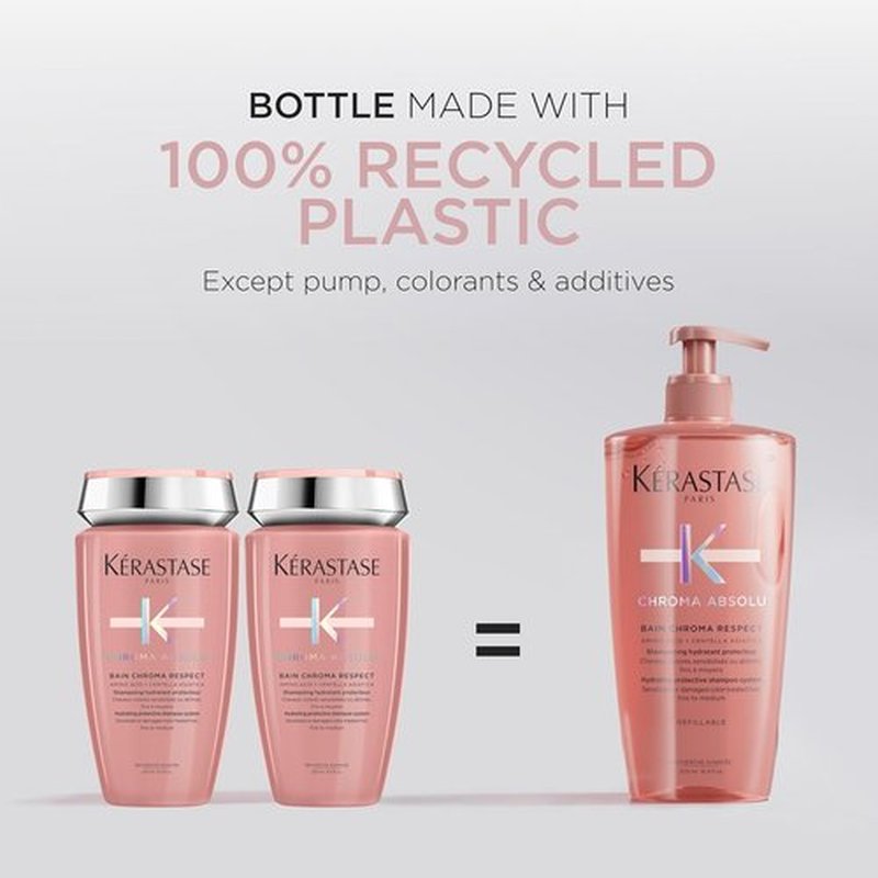 Kerastase Chroma Absolute Shampoo - Hydrating Formula for Damaged Color-Treated Hair | Glycerin & Hyaluronic Acid