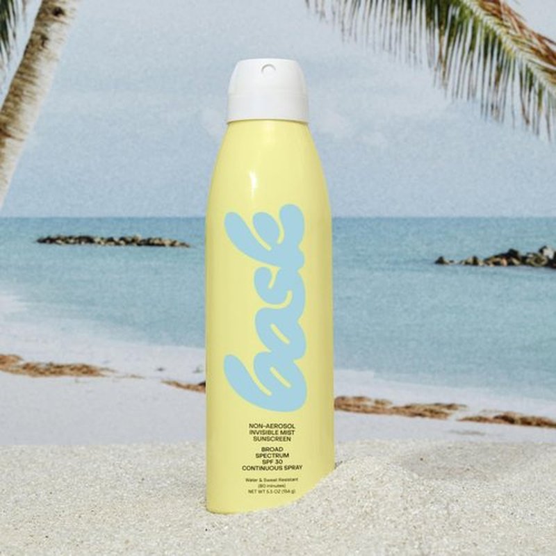 Bask Suncare SPF 30 Sunscreen Spray - Non-Aerosol, Lightweight & Moisturizing | Broad Spectrum UVA/UVB Protection, 5.5 oz