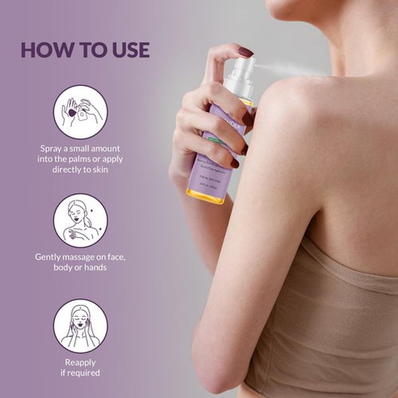 Majestic Pure Lavender Oil Body Mist- 100% Pure & Natural - After Shower Body Oils for Women and Men - Scented, Radiant, Skin Therapy Firming Massage Oil - 6.8 Fl Oz