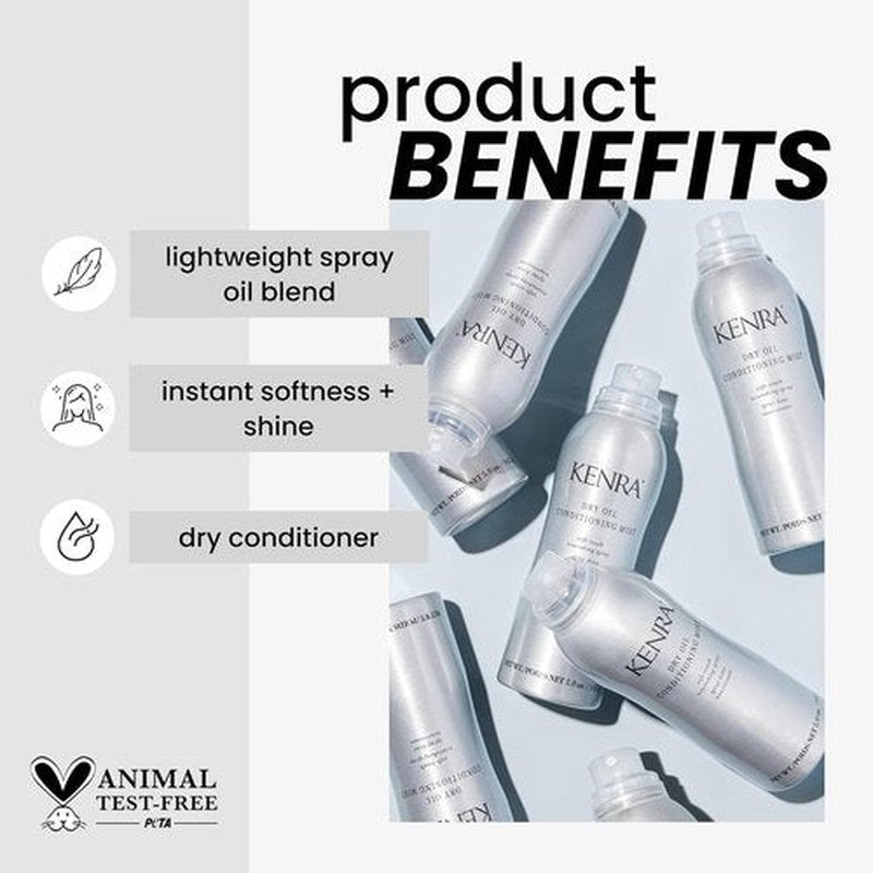 Kenra Professional Dry Oil Conditioning Mist - Nourishing Hair Treatment | Lightweight & Hydrating