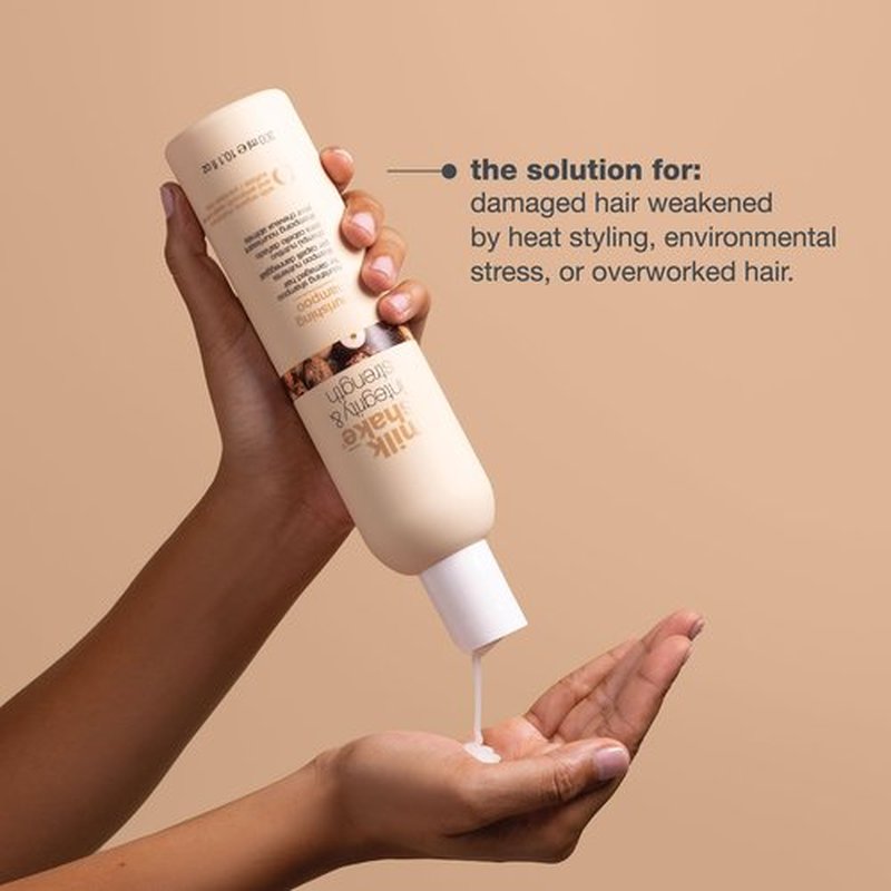 milk_shake Integrity & Strength Nourishing Shampoo | Creamy Formula with Organic Murumuru Butter & Amaranth Seed Extract for Brittle, Damaged Hair (10.1 fl oz)