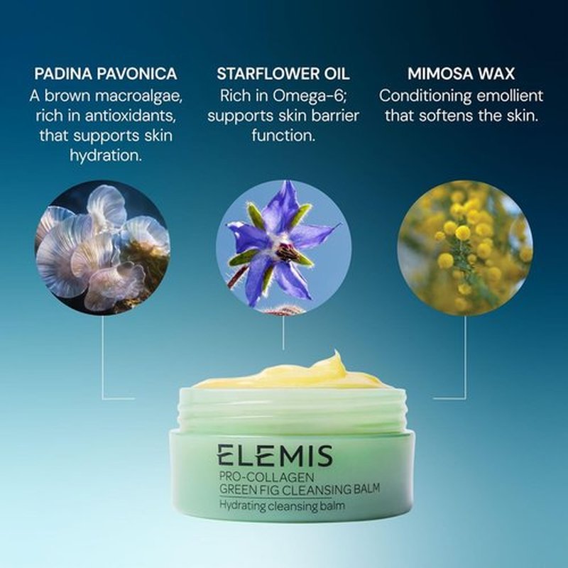 ELEMIS Pro-Collagen Cleansing Balm - Hydrating Makeup Remover & Deep Facial Cleanser | 100g