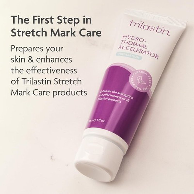 TriLASTIN Hydro-Thermal Accelerator - Warming Skin Prep Serum with Niacinamide & Vitamins - Fast-Absorbing 3 oz Formula