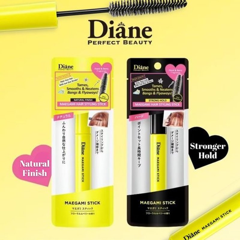 Moist Diane Perfect Beauty Hair Wax Stick for Women, Hair Gel Stick Tamed Hair, Hair Mascara for Flyaways, Not-Greasy Hair Finishing Stick, Portable Maegami Stick with Natural Ingredients from Japan