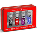 Beverly Hills Polo Club Men's Cologne Gift Set - 4 Premium Scents in Deluxe Tin Box | Perfect Travel Collection