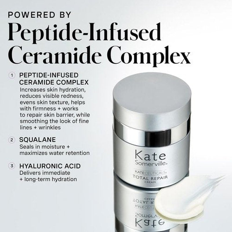 Kate Somerville Total Repair Cream - Advanced Anti-Aging Moisturizer for Wrinkles & Fine Lines, 1 Fl Oz