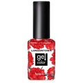 LONDONTOWN UV/LED Gel Nail Polish - Long-Lasting, Chip-Resistant High Shine - Glossy Shimmery Red Orange, 12ml