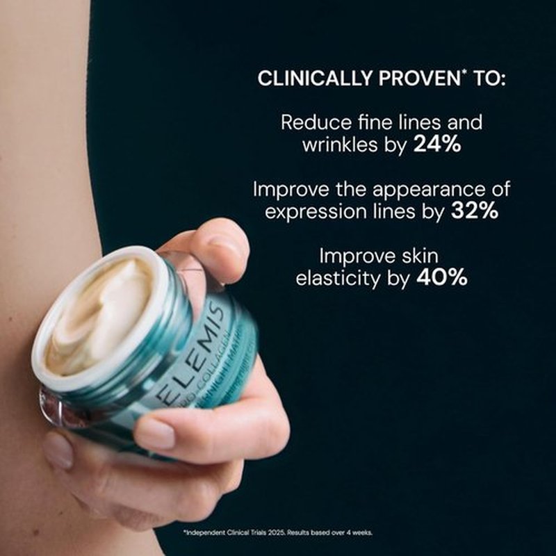 ELEMIS Pro-Collagen Overnight Matrix - Wrinkle Smoothing Night Cream for Deep Hydration & Firmness