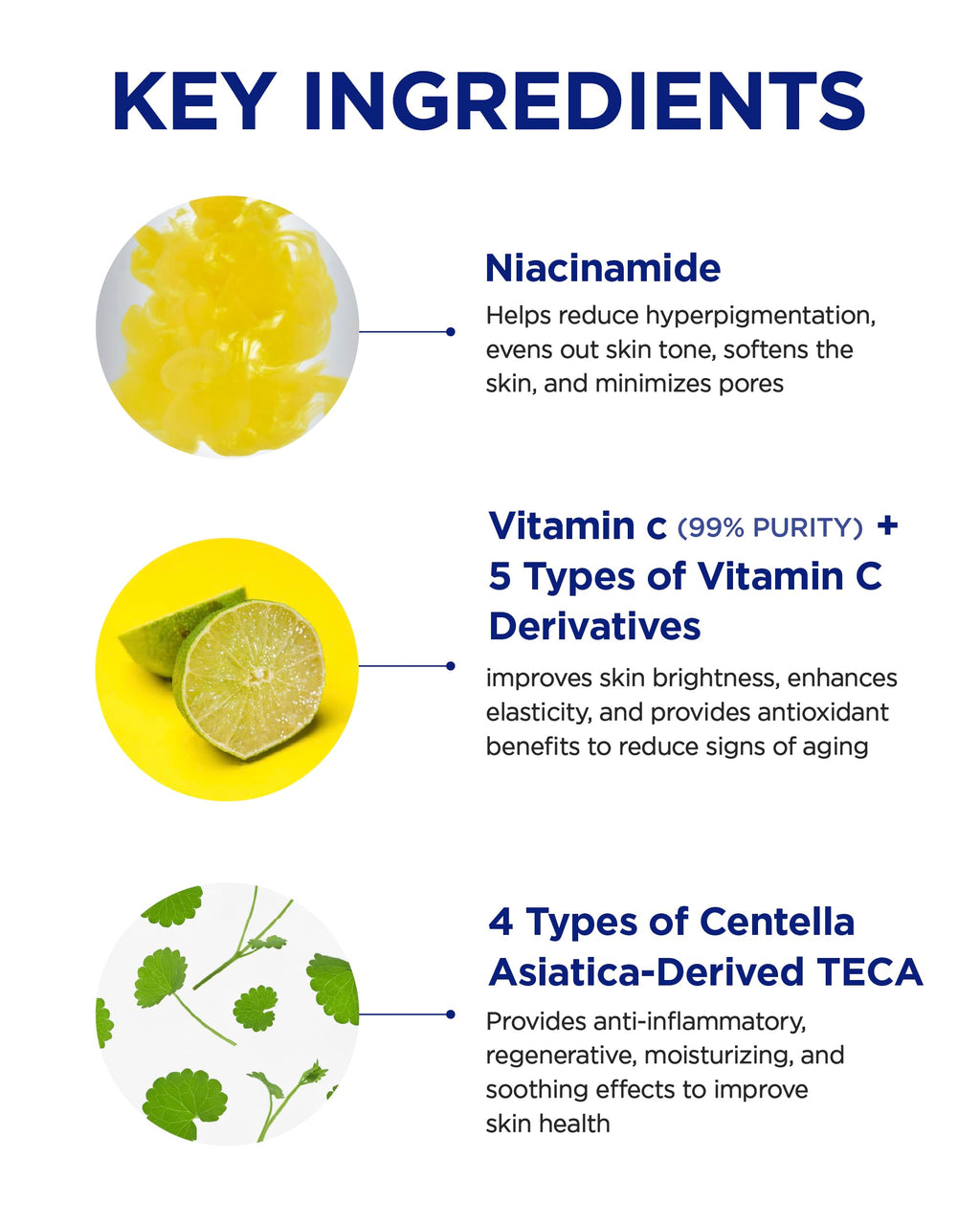 CKD Vita C Teca Hydrogel Face Mask (5 Pack) – Korean Jelly Mask with Vitamin C & Centella Asiatica for Glass Glow Skin and Hydration.