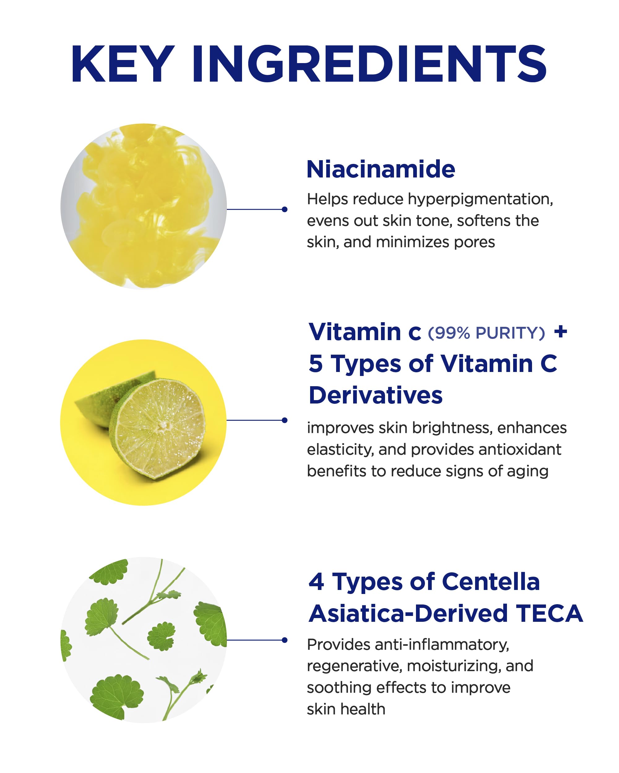 CKD Vita C Teca Hydrogel Face Mask (5 Pack) – Korean Jelly Mask with Vitamin C & Centella Asiatica for Glass Glow Skin and Hydration.