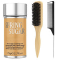 Hair Wax Stick with Boar Bristle Brush and Rat Tail Comb – Edge Control Stick for Slick Back Hair, Flyaway & Frizz Control, Non Greasy Styling Pomade for Women & Men