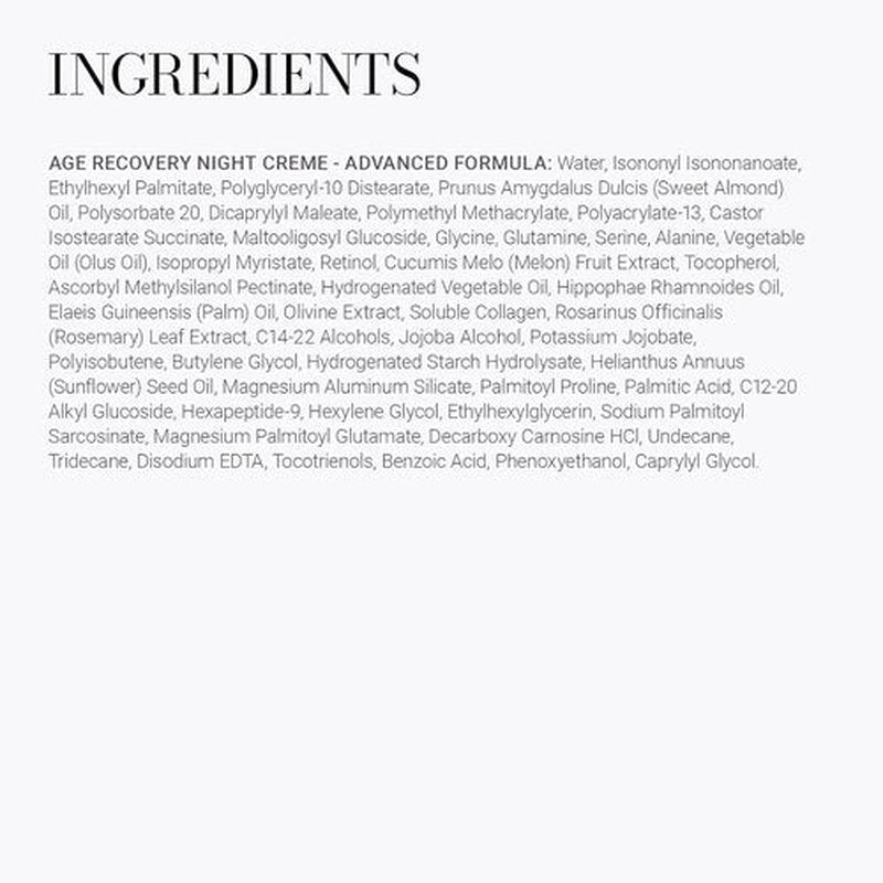 Meaningful Beauty Age Recovery Night Crème - Retinol-Infused Anti-Aging Formula