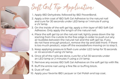 ibd Dual Builder Gel in Warm Nude, Soft Gel and Adhesive, Easy Soak Off, 0.5 oz
