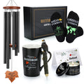Retirement Gifts for Men 2025, Funny & Cool Happy Retirement Gift for Friends, Coworker, Dad, Grandpa,Retirees,Boss, Best Retired Gifts Basket for Him Include Mugs Wind Chimes,Socks,Candle,Resin Pen
