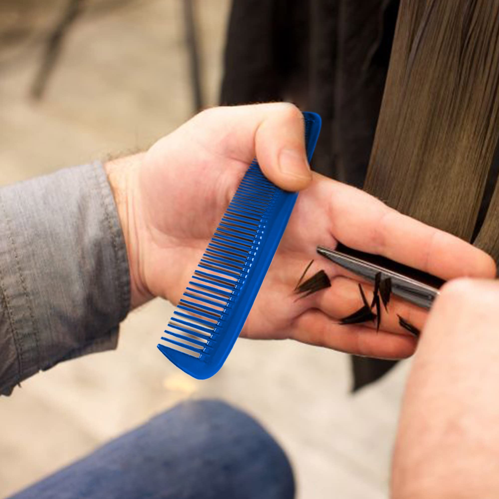 Soft 'N Style Hair Care 4-Pack Comb - Not Breakable - mens comb/fine tooth comb/peines para cabello