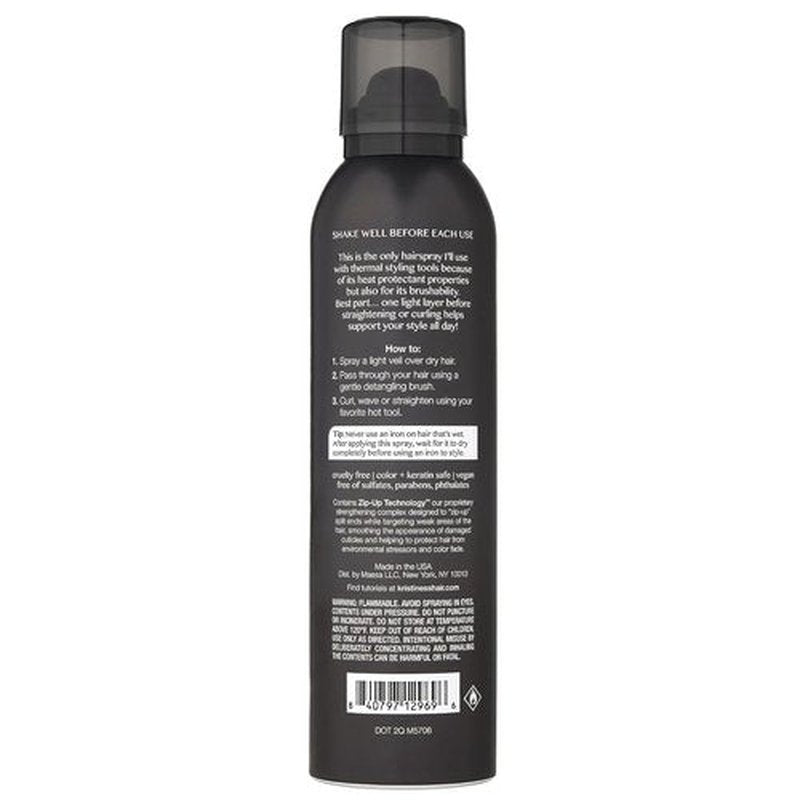 Kristin Ess Ultra Fine Hairspray - Lightweight Heat Protectant & Volumizing Anti-Frizz Spray | Color Safe, Flexible Hold
