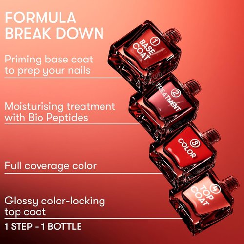 Nails Inc It's Topless Gel-Like Dirty Martini Nail Polish Trio, 4-in-1 Base Coat, Treatment, Color & Top Coat, Long Lasting, Strong, Chip Free, Glossy Salon Quality Manicure, Air Dry, 3 Piece Set