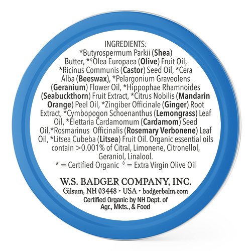 Badger Organic Cuticle Care Balm - Natural Nail Care Cream with Shea Butter, Vitamin-Rich Seabuckthorn Extract Helps Strengthen, Soothe & Restore Dry & Splitting Cuticles – Light Citrus Scent - .75oz