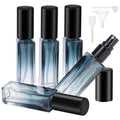 Segbeauty Travel Perfume Bottle Set - 5 Refillable 10ML Mini Glass Containers with Funnel & Pipette