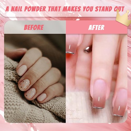 MKNZOME Nail Pigment Powder Palette, 16 Colors Solid Pigment Powder for Nails Set Pigmentos para Uñas, Nail Art Manicure DIY Accessories