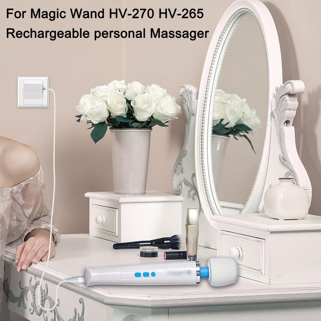 HV-135 Magic Wand Rechargeable Charger, 5V Power Cord Adapter Charging Cable for Hitachi Magic Wand Mini HV-135 Rechargable Trigger Point Massager