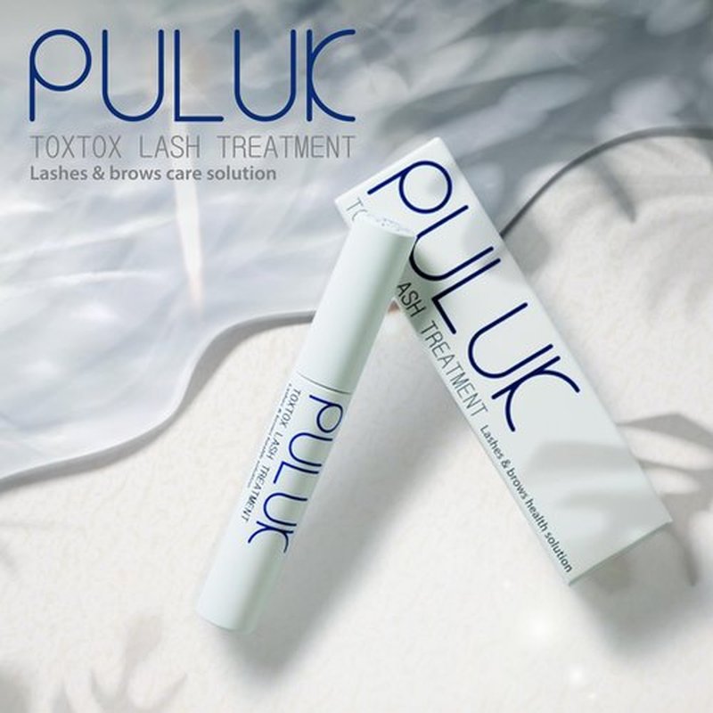PULUK TOXTOX LASH TREATMENT 10ml & Mascara Wand 1pc, Lashes & Brows Care Solution, Eyelash Enhancing, Keratin Infused Volume Booster by HS International (Suero para Pestañas)