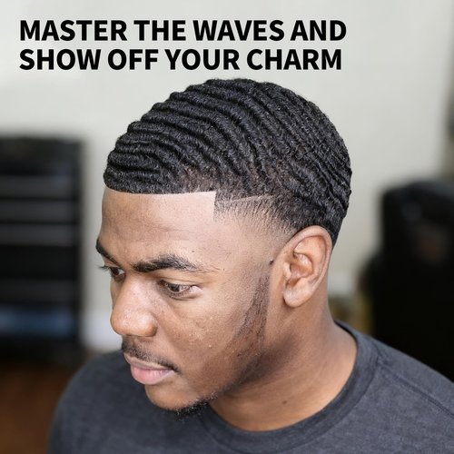 SEVICH 360° Wave Control Pomade for Men - Strong Hold Hair Styling Gel with Biotin, Water-Based Formula - Natural Wave Grease for Coarse, Medium & Straight Hair (100g/3.5oz)