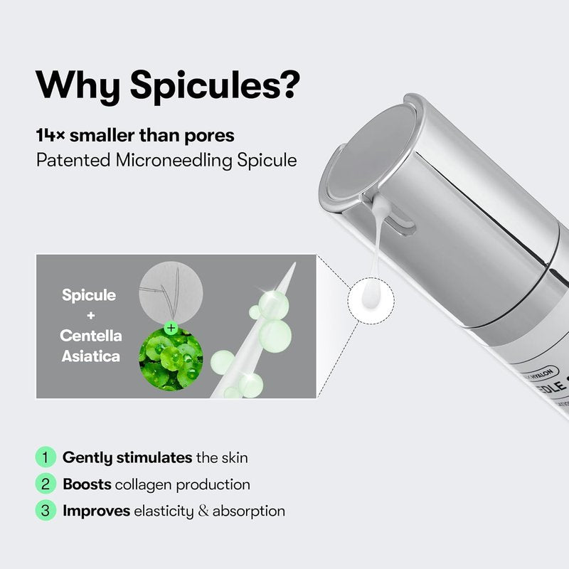 VT COSMETICS CICA Reedle Shot Serum - Spicule Microneedling for Pore Care & Exfoliation | 1.69 Fl Oz