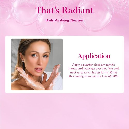 Parivie Daily Purifying Cleanser - Gel-to-Cream Face Wash with BHA & Ceramides - Gently Removes Makeup & Impurities - 5 fl oz