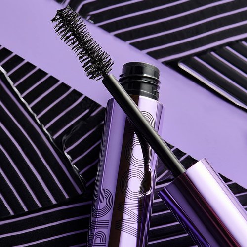 e.l.f. Big Mood Mascara Mini - Instantly Bold & Lifted Voluminous Lashes, Jojoba Wax Infused, Black