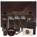 Rinse & Robust Gifts for Men, Gift baskets for Men, Sandalwood Holiday Bath & Body Grooming Mens Gift Sets, Birthday Gift Ideas for Dad Boyfriend Husband Valentines, Holiday Grooming Gift Sets