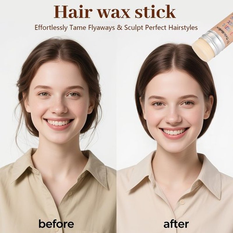 224Pcs Hair Styling Kits: Hair Wax Stick, 100 Clear Hair Elastics, 10 Invisible Hair Nets, 50 U Clips, 50 Bobby Pins, 4 Hair Buns, 3 Combs, 2 Loop Tools, All-in-One Set for Women Girls w/Storage Box