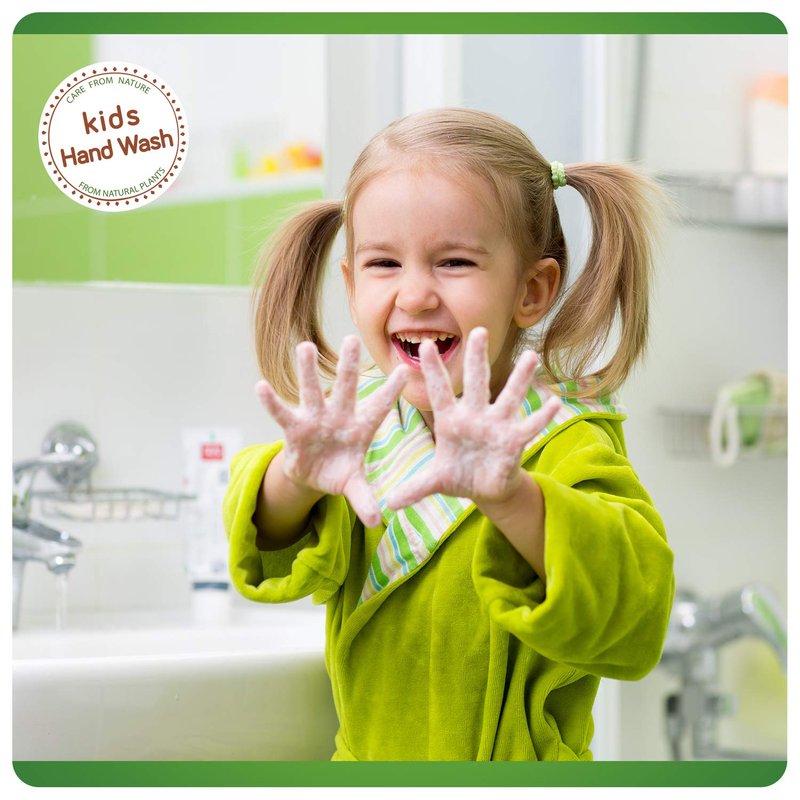 WBM Care Baby Natural Liquid Hand Soap 6.8 oz (Pack of 3) | Gentle Hand Wash with Honey, Wheatgerm & Organic Olive Oil | Moisturizing, Non-Toxic, Safe for Sensitive Skin
