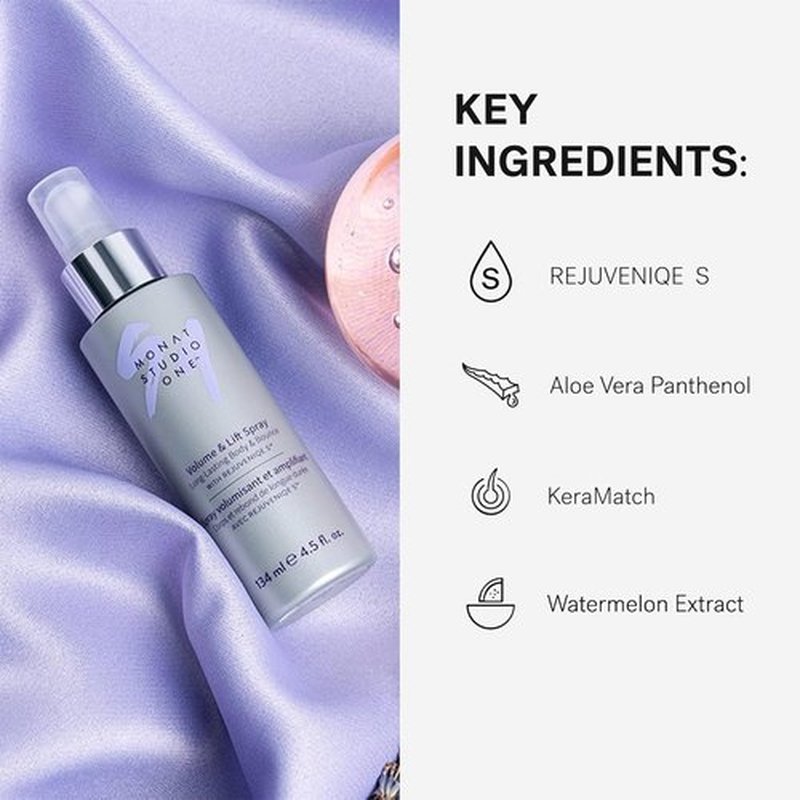 MONAT Studio One Root Boosting Spray - Volumizing & Plumping Hair Styling for Maximum Hold