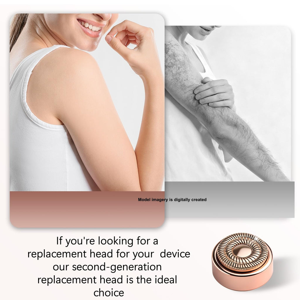 Replacement Heads Gen 2 Compatible with Flawless Finishing Hair Remover