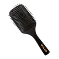 Large Wooden Paddle Hair Brush - Detangles Knots for Sleek Finish | Includes Reusable Brush Bag