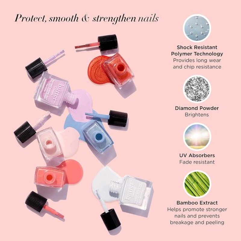 butter LONDON Nail Lacquer | House of Amethyst - Gel-Like Finish, Chip-Resistant & Strengthening - Vegan & Cruelty-Free