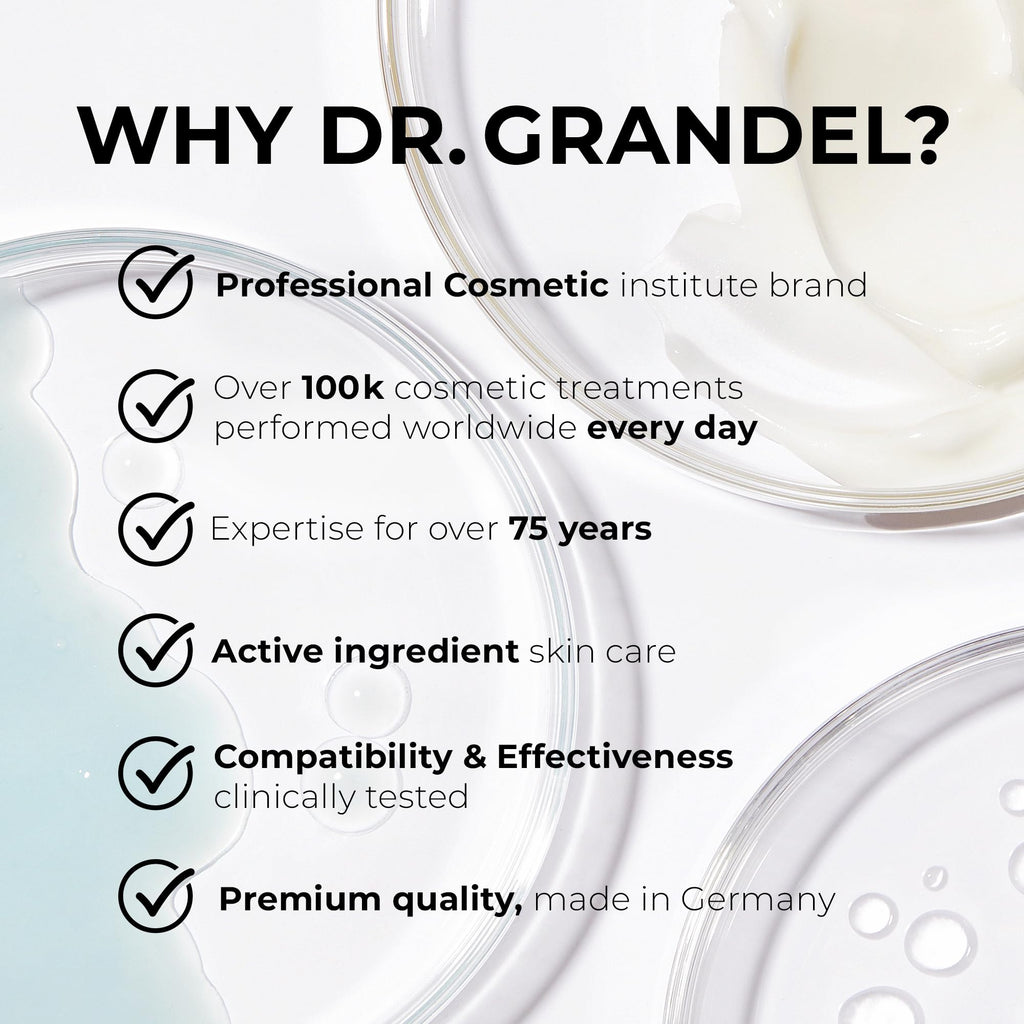 DR. GRANDEL Beauty Date ampoules 3 x 3 ml – smoothing active ingredient concentrate, reduces expression lines, refines the appearance of the skin and delivers an even, radiant complexion