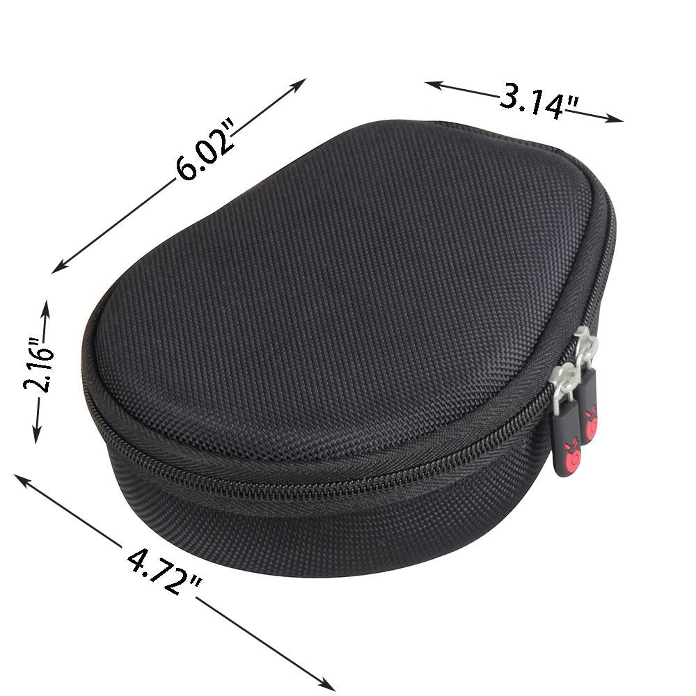Hermitshell Case for AfterShokz Trekz Air/AfterShokz Aeropex/Titanium Mini/Shokz OpenRun Pro/SHOKZ OpenRun Pro 2 Open Ear Wireless Bone Conduction Headphones AS650 / AS800 (Black)