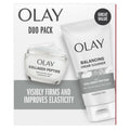 Olay Collagen Peptide Duo Pack, Balancing Cream Face Wash, Fragrance-Free, 5.0 fl oz, Moisturizing Cream Moisturizer, Fragrance-Free, 1.7 oz