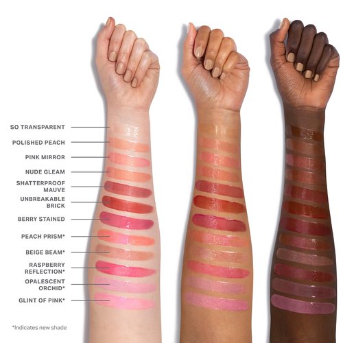 MORPHE Dripglass High Shine Lip Gloss - Semi-Sheer or Full Coverage Lip Color with Glass-Like Shine and Nonsticky Finish - Infused With Squalane & Vitamin E - Shatterproof Mauve (0.13 Fl Oz)