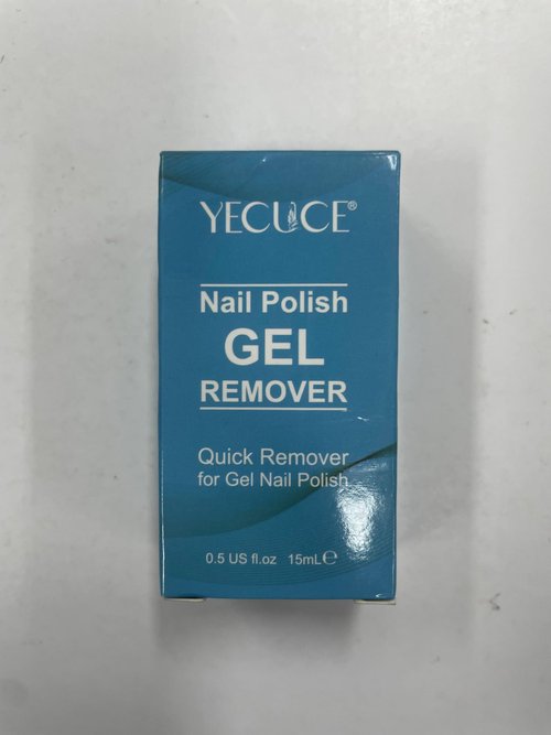 Gel Nail Polish Remover 15ml with Nail File & Nail Polish Scraper, Gel Polish Remover Soak-Off Gel Polish, Quickly & Easily Remove Nail Polish Within 2-3 Minutes, No Need Tin Foil & Don't Hurt Nails