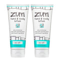 Zum Indigo Wild Hand & Body Lotion - Natural Moisturizer with Shea Butter & Jojoba Oil - Sea Salt Scent | 6 fl oz (2 Pack)
