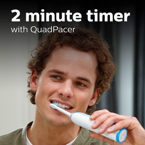Philips Sonicare Electric Toothbrush - DailyClean 2100, Rechargeable, Mid Blue, 1 Count