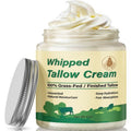 Letscarey Beef Tallow for Skin, Organic Grass Fed Whipped Beef Tallow Balm for Face & Body, Natural Unscented Tallow Face Moisturizer Cream Deeply Nourishes and Hydrates the Dry Skin, 4oz